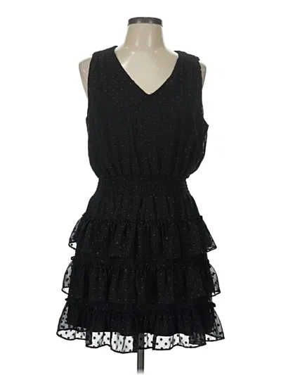 Pre-owned 1.state Cocktail Dress In Black
