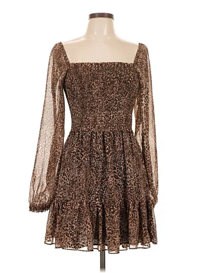 Pre-owned 1.state Cocktail Dress In Brown