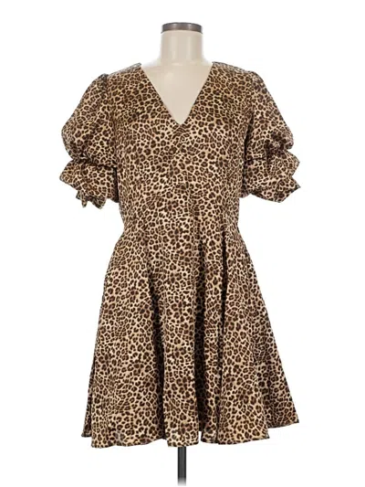 Pre-owned 1.state Cocktail Dress In Brown