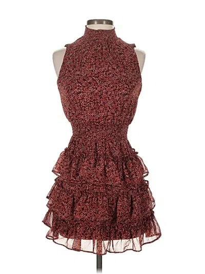 Pre-owned 1.state Cocktail Dress In Burgundy