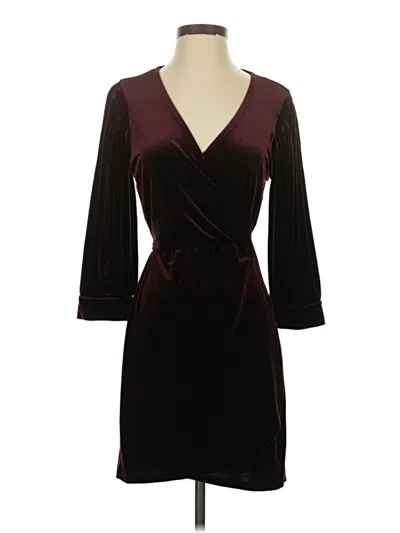 Pre-owned 1.state Cocktail Dress In Burgundy