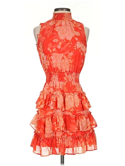 Pre-owned 1.state Cocktail Dress In Orange