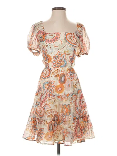 Pre-owned 1.state Cocktail Dress In Orange