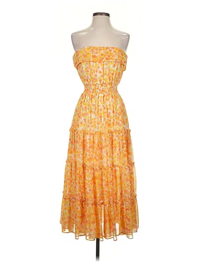 Pre-owned 1.state Cocktail Dress In Orange
