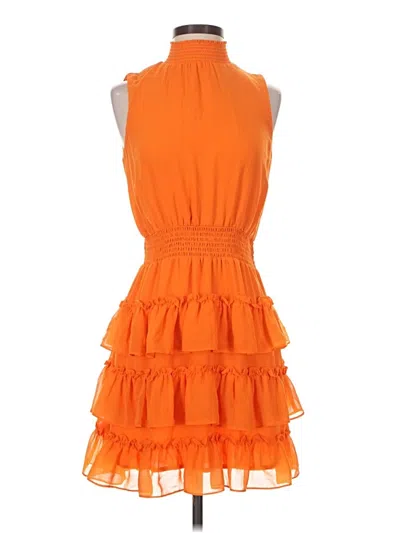 Pre-owned 1.state Cocktail Dress In Orange