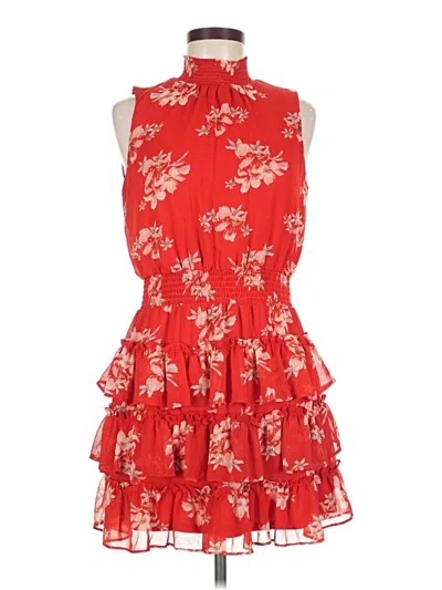 Pre-owned 1.state Cocktail Dress In Red