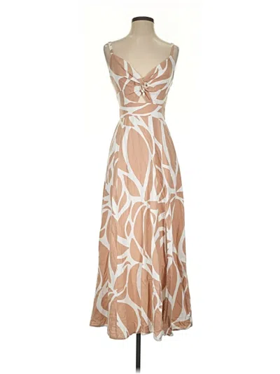 Pre-owned 1.state Cocktail Dress In Tan