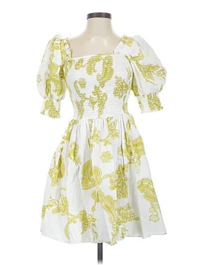 Pre-owned 1.state Cocktail Dress In White