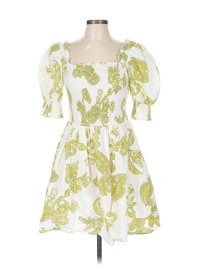 Pre-owned 1.state Cocktail Dress In Yellow
