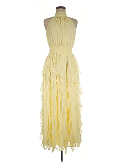 Pre-owned 1.state Cocktail Dress In Yellow