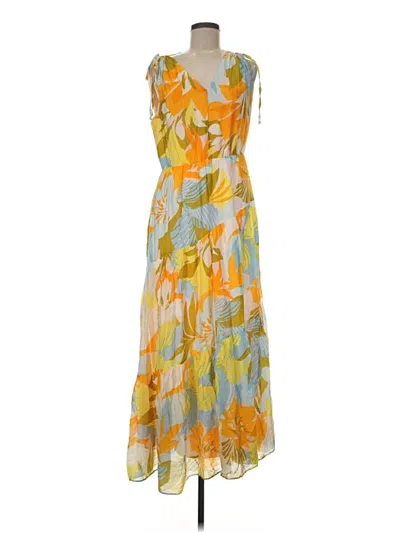 Pre-owned 1.state Cocktail Dress In Yellow