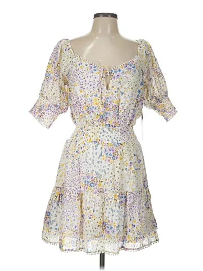 Pre-owned 1.state Cocktail Dress In Yellow