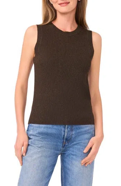 1.state Crewneck Sweater Tank In Brown