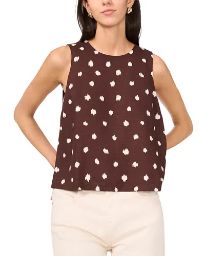 1.state Crewneck Tank Top In Mahogany