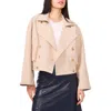 1.state Crop Trench Coat