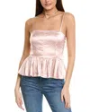 1.state Date Peplum Top In Pink