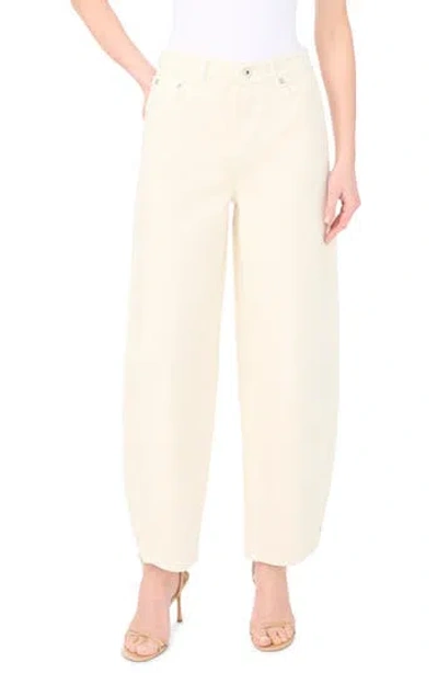 1.state Denim Barrel Pants In Sand