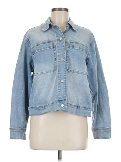Pre-owned 1.state Denim Jacket In Blue