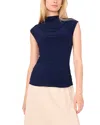 1.state Draped Sleeveless Top In Blue