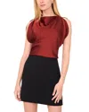 1.state Drapey Sleeveless Top In Red