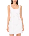 1.state Crystal Detail Minidress In Ultra White