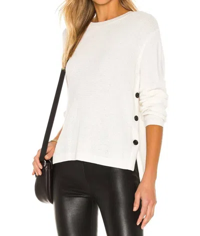 1.state Fine Cotton Rayon Pullover Top In Antique White