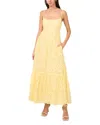 1.state Flounce Hem Maxi Dress In Lemon Meringue