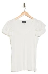 1.state Flutter Sleeve Rib Top In New Ivory