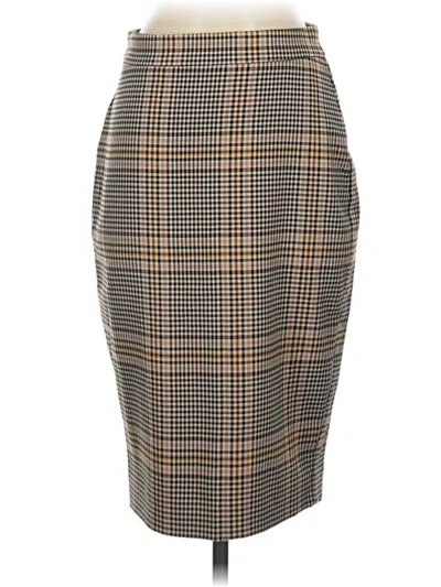 Pre-owned 1.state Formal Skirt In Brown