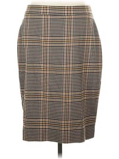 Pre-owned 1.state Formal Skirt In Brown