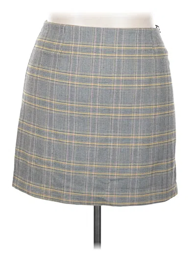 Pre-owned 1.state Formal Skirt In Gray
