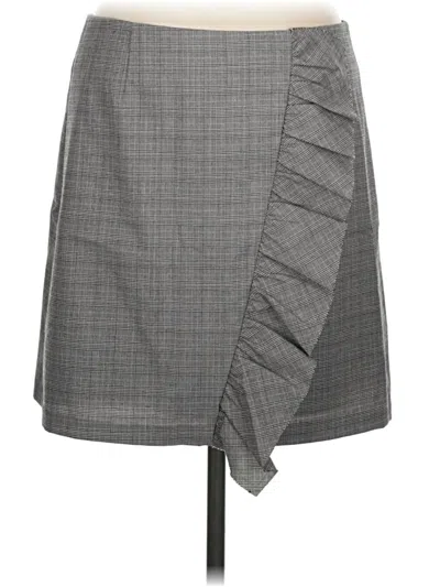 Pre-owned 1.state Formal Skirt In Gray
