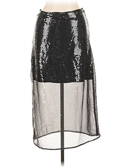 Pre-owned 1.state Formal Skirt In Silver