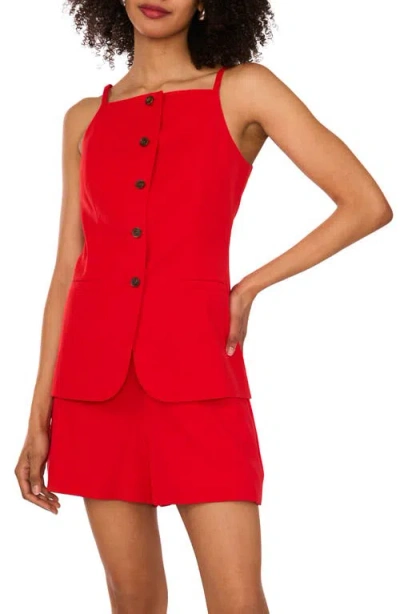 1.state Front Button Vest