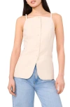 1.state Front Button Vest