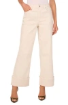 1.state High Waist Cuffed Wide Leg Jeans