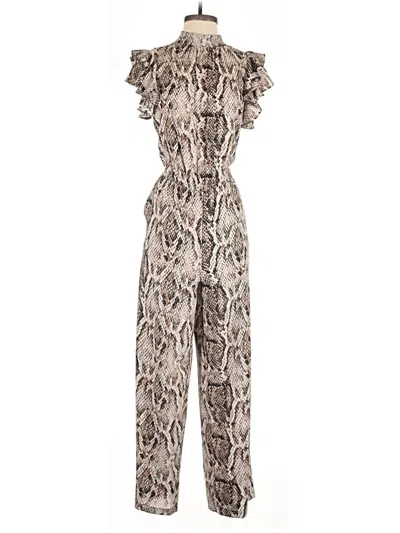 Pre-owned 1.state Jumpsuit In Brown