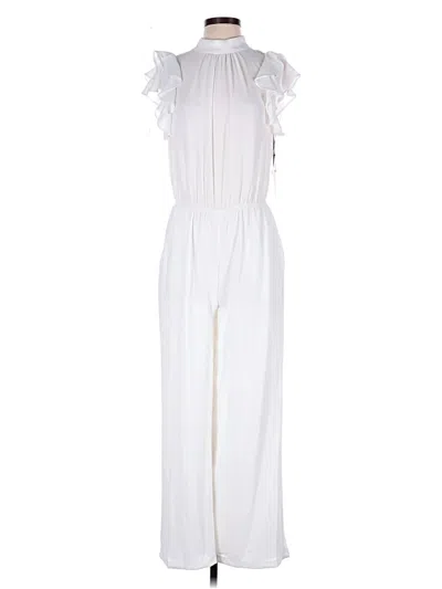 Pre-owned 1.state Jumpsuit In White