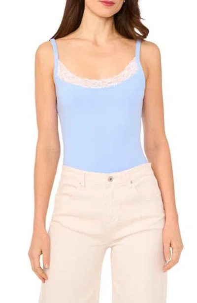 1.state Lace Trim Camisole In Blue Lake