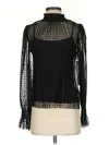 1.state Long Sleeve Blouse In Black
