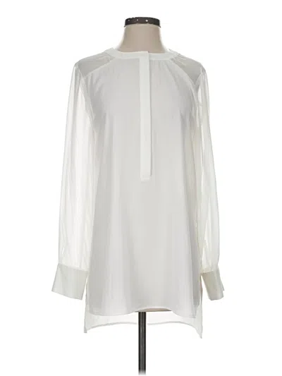 Pre-owned 1.state Long Sleeve Blouse In Ivory