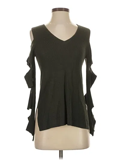 Pre-owned 1.state Long Sleeve Top Green Tops