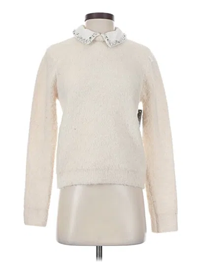 1.state Long Sleeve Top Ivory Turtleneck Tops In White