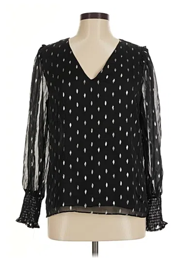 Pre-owned 1.state Long Sleeve T-shirt In Black