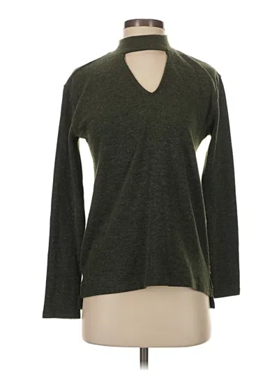 Pre-owned 1.state Long Sleeve T-shirt In Green