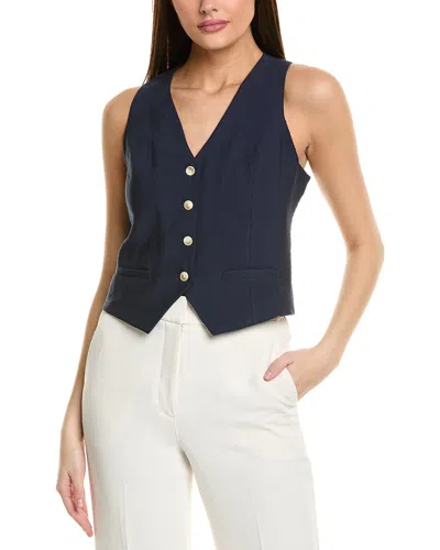 1.state Micro Vest In Black