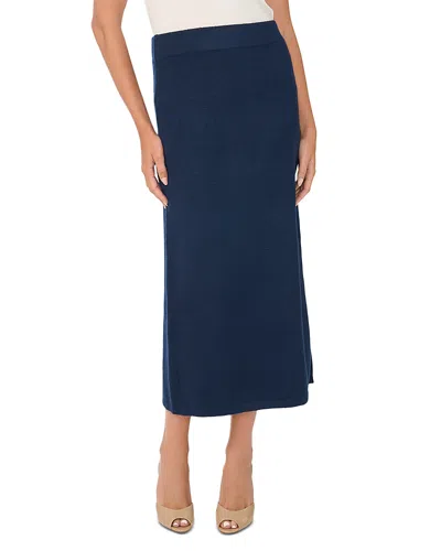 1.state Midi Sweater Skirt In Blue