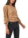 1.STATE MIDNIGHT GARDEN WOMENS CABLE KNIT CREWNECK PULLOVER SWEATER
