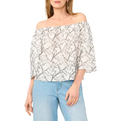 1.state Off The Shoulder Top In White