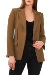 1.state Hidden Placket Classic Blazer In Beech